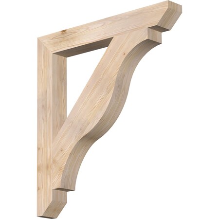 Ekena Millwork Funston Slat Smooth Bracket, Douglas Fir, 5 1/2"W x 44"D x 48"H BKT06X44X48FST06SDF